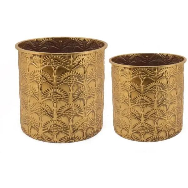 leroy merlin vaso decorativo oro in resina giallo / dorato h 22 cm