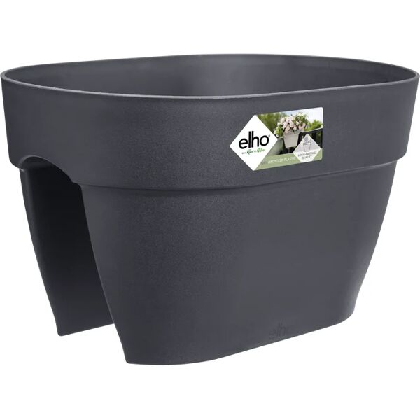 elho vaso con supporto  vibia in polipropilene h 22 cm, l 26 x l 39 cm