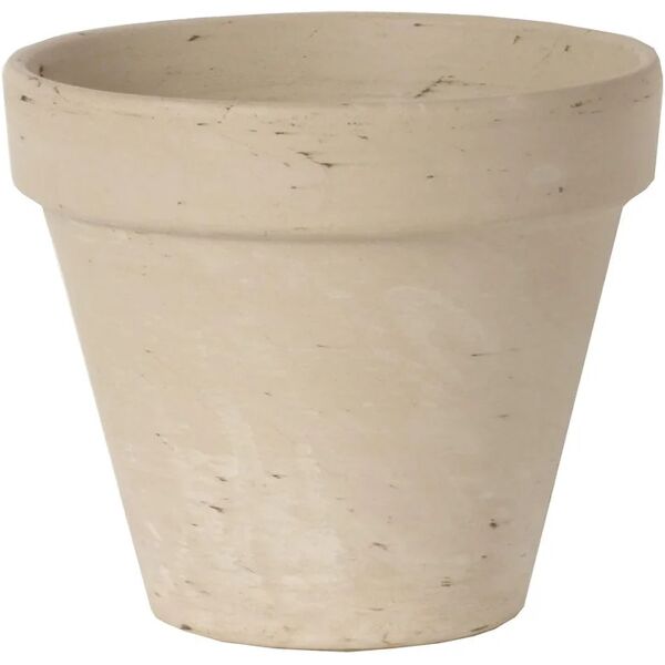 leroy merlin vaso per piante e fiori mini vaso standard granit cm 11,5 h 10 in terracotta avorio h 10 cm l 11.5 x p 11.5 cm