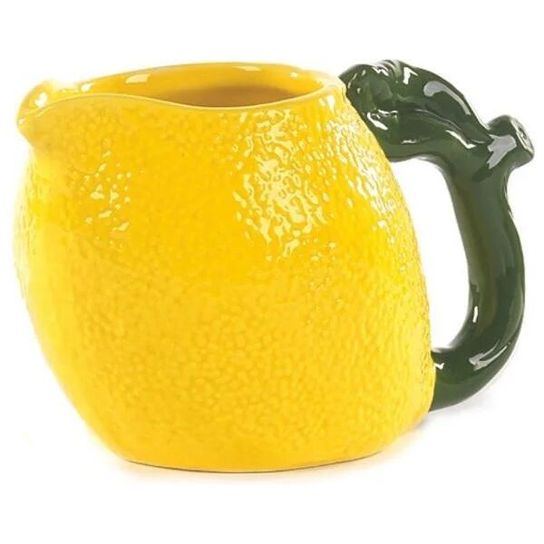 leroy merlin vaso decorativo caraffa in ceramica giallo / dorato h 9 cm