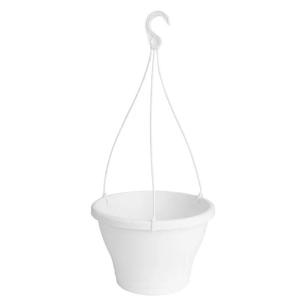 elho maceta colgante - corsica hanging basket 30cm blanco