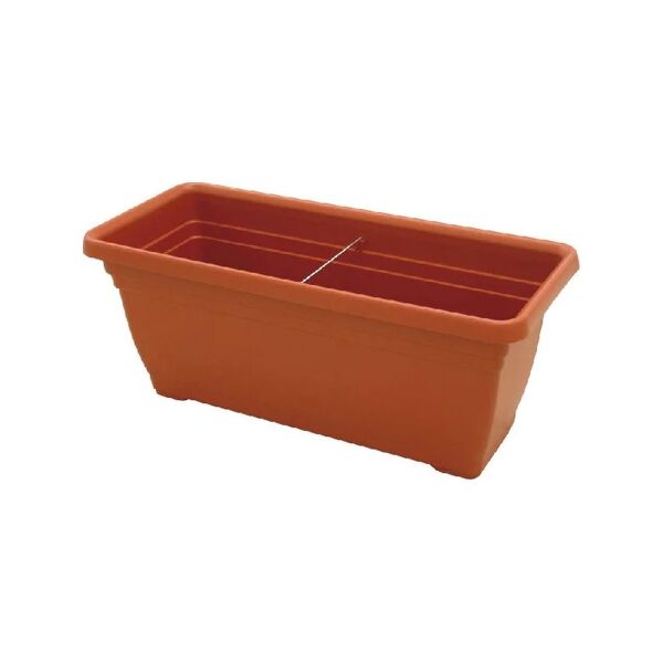 generico i.c.s. r60060 vaso in plastica per piante e fiori fioriera rettangolare per giardino e balcone cm 60x30x28 h