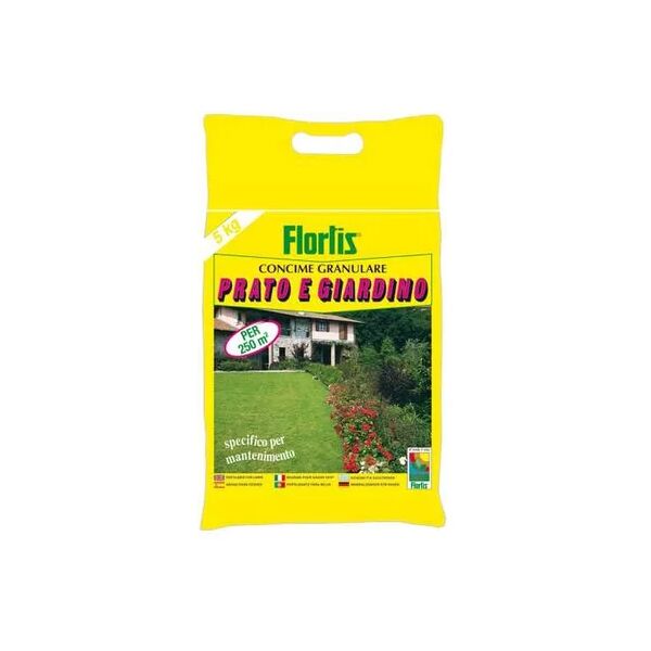 orvital flortis - 5kg - concime granulare per prato e giardino