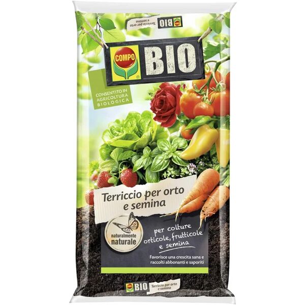compo bio compo terriccio bio orto e semina litri 20