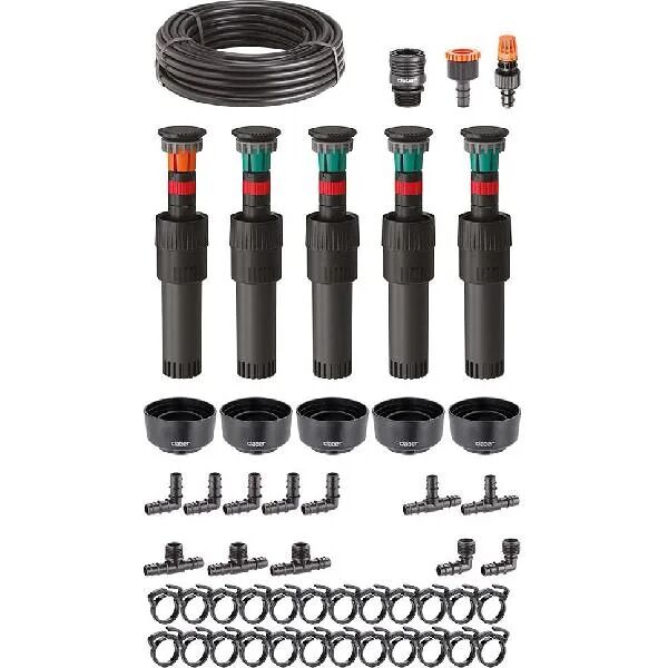 claber 90200 set irrigazione interrata giardino 50mq starter kit colibri 902000000