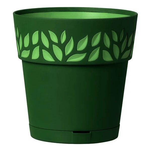 stefanplast vaso cloe tondo ris.acqua verde 20 h 19 stefanpl