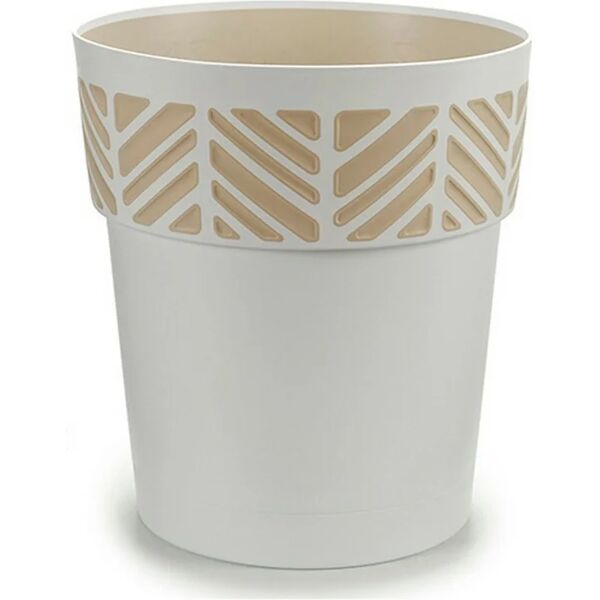 stefanplast vaso orfeo bianco plastica (30 x 30 x 30 cm)