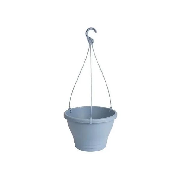 elho pot of flowers per appendere corsica 30 - vintage blue - outdoor & balcony - Ø 29,4 x h 21,1 cm