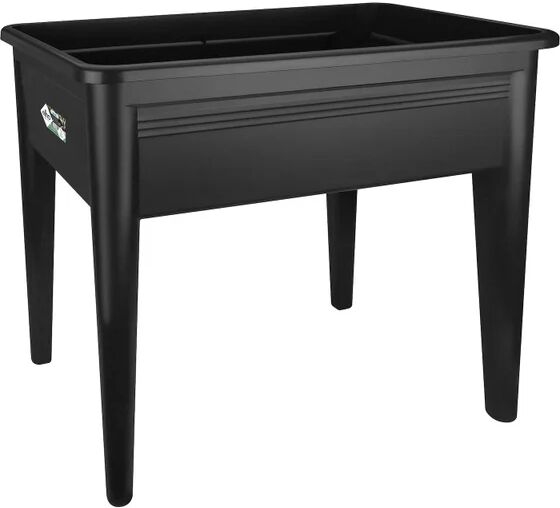 elho fioriera per orto in polipropilene green basics grow table super xxl  nero h 73.3 cm