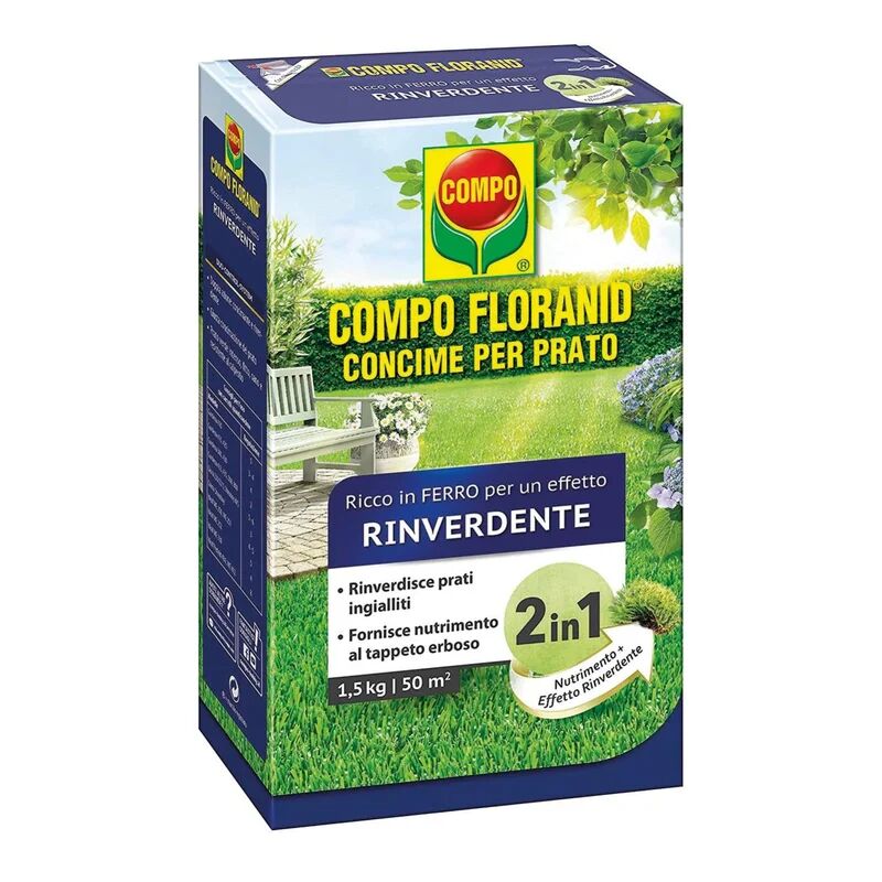 compo concime per il prato granulato  floranid con ferro 1.5 kg