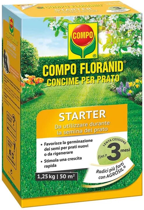 compo concime per il prato granulato  starter 1,25 kg