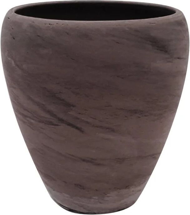 leroy merlin vaso per piante e fiori luna basalt in ceramica terracotta h 14.9 cm Ø 13.7 cm