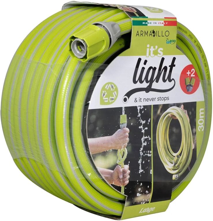 leroy merlin tubo di irrigazione antisvergolamento e antitorsione armadillo kit 30 mt 5/8 l 30 m x Ø 18 mm