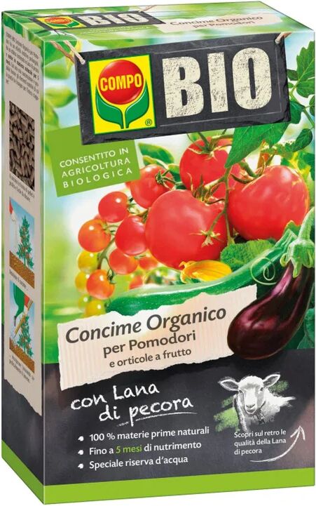 compo concime organico granulato  bio per pomodori 750 gr