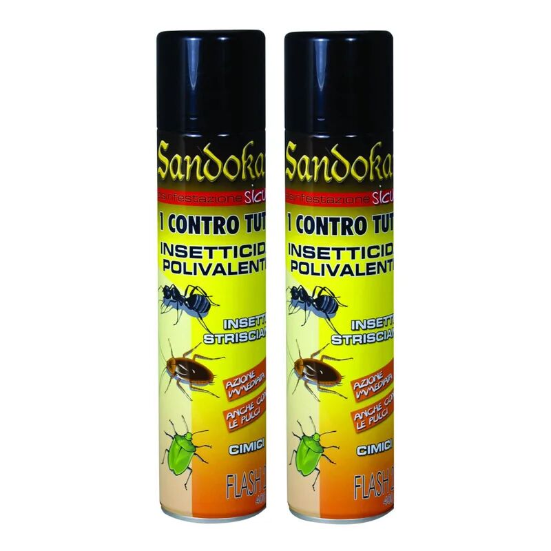 sandokan insetticida spray per cimice, formiche, scarafaggi  1 contro tutti 800 ml