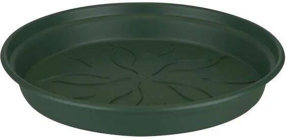 elho sottovaso per vaso da fiori  green basics in polipropilene di colore verde Ø 17 x h 2.3 cm