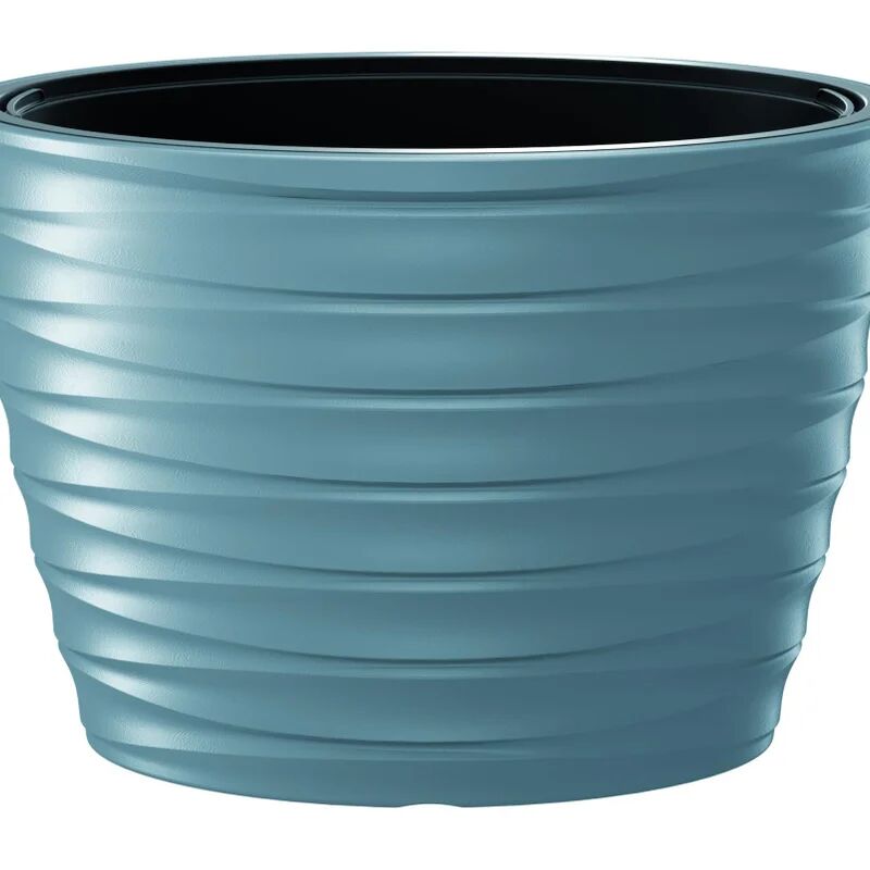 prosperplast vaso per piante e fiori freze  in polietilene grigio h 42 cm l 59 x p 39 cm