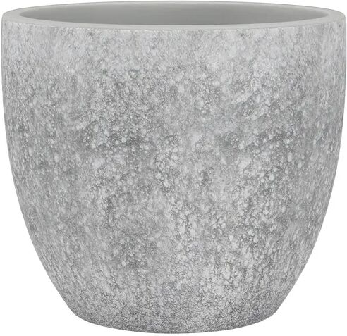 artevasi vaso per piante e fiori hestia  in argilla grigio chiaro h 15 cm l 17 x p 17 cm Ø 17 cm