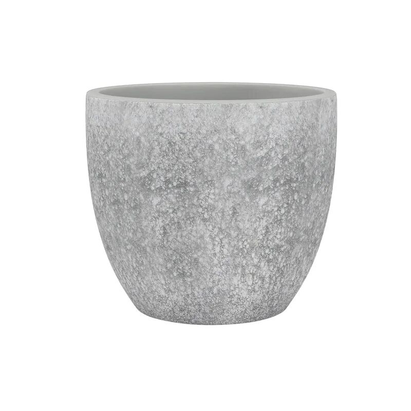 artevasi vaso per piante e fiori hestia  in argilla grigio chiaro h 22 cm l 25 x p 25 cm Ø 25 cm