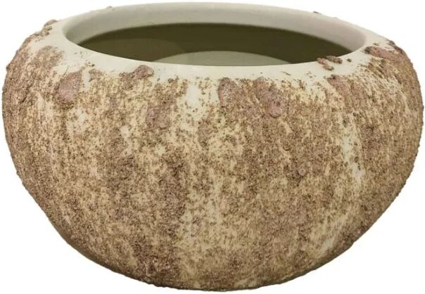 leroy merlin vaso decorativo crema in resina beige h 13 cm