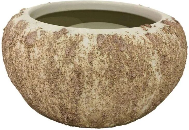 leroy merlin vaso decorativo crema in resina beige h 15 cm