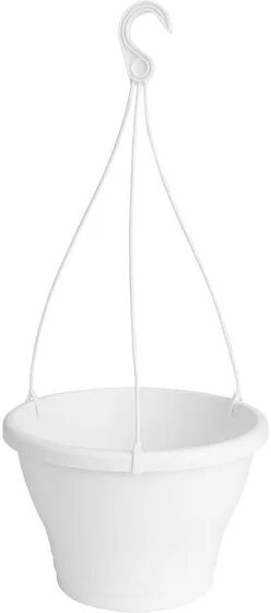 elho maceta colgante - corsica hanging basket 30cm blanco