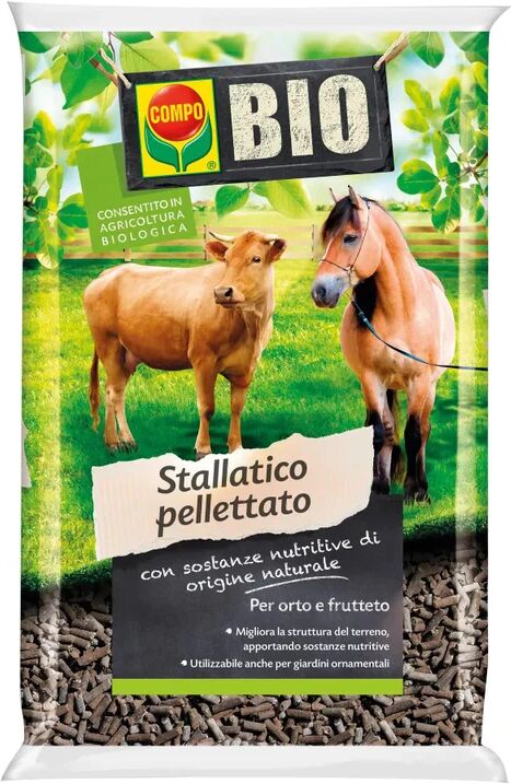 Compo Concime bastoncini  Bio stallatico pelletato 15 kg