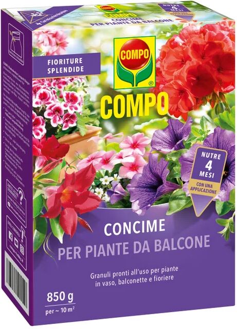 Compo Concime piante fiorite granulato  per piante da balcone 850gr