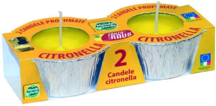 Leroy Merlin Candela al profumo di citronella confezione da 2 pezzi