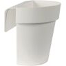 EURO3PLAST Vaso Up in polipropilene colore bianco H 23 x L 25 x P 25 cm