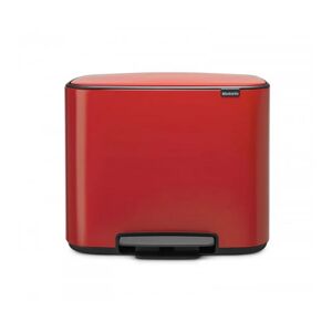 Brabantia PATTUMIERA BO PEDAL BIN 11+23LT.ROSSO