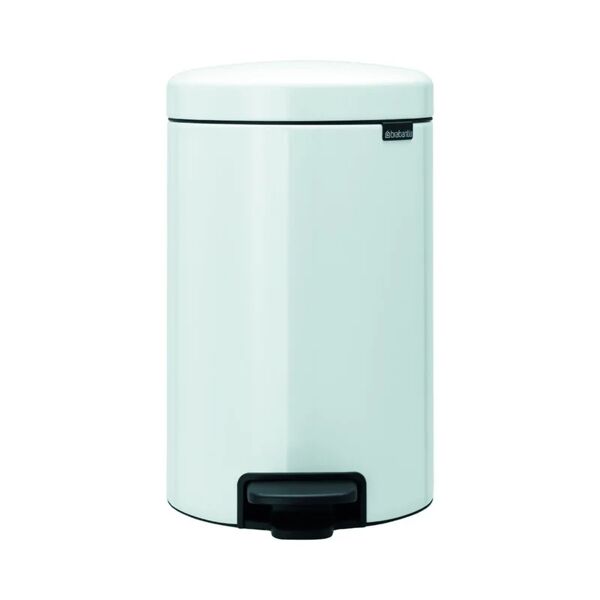 brabantia cestino da bagno a pedale new icon  bianco in inox