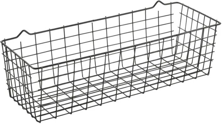 metaltex cestello portaoggetti koala lava nero l 33 x p 12 x h 19 cm