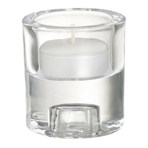 Leroy Merlin Porta tea light in vetro trasparente H 6 cm L 6.5 x Ø 6.5 cm