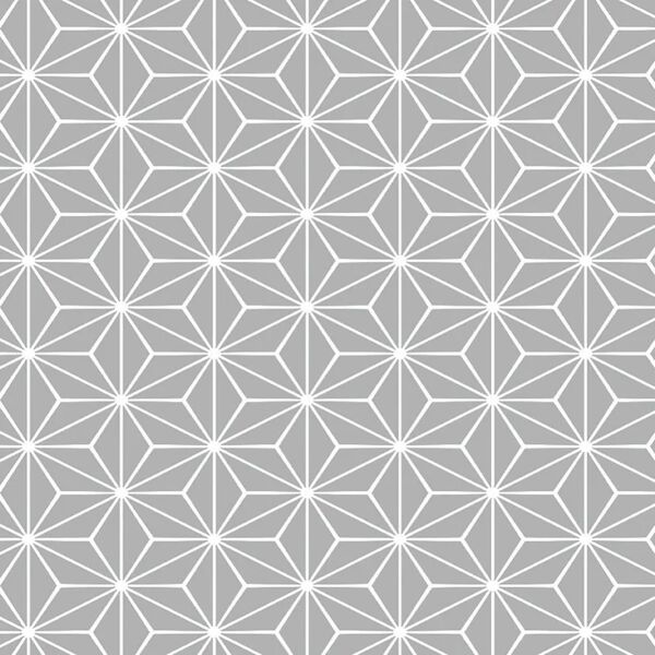 d-c-fix tovaglia rettangolare  montecarlo in pvc 120 x 160 cm  grigio con stelle bianche