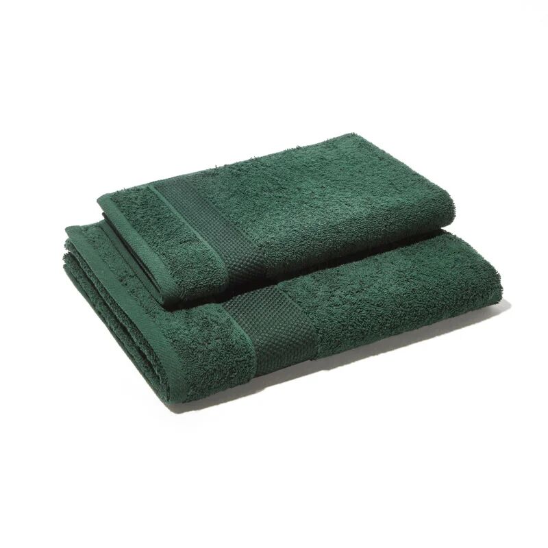 leroy merlin asciugamano cotone 100% verde 55 x 100 cm, made in italy