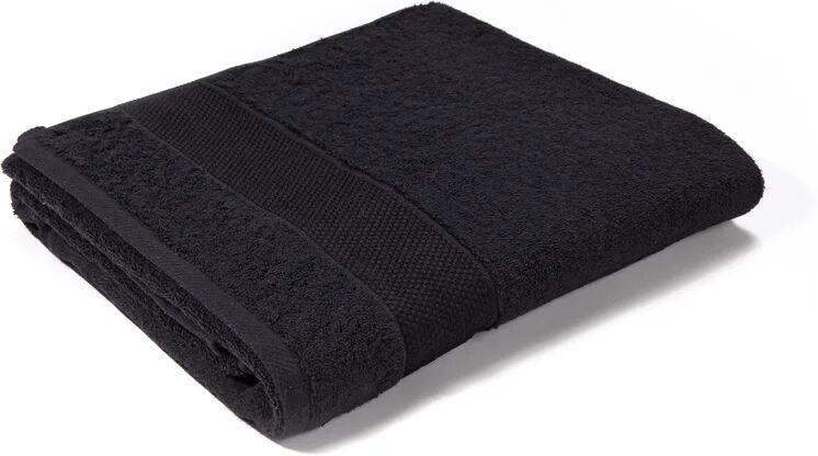 leroy merlin asciugamano cotone 100% nero 100 x 150 cm, made in italy