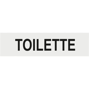 LETTERFIX Cartello segnaletico Toilette pmma x 4 cm