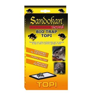 SANDOKAN Trappola per ratto e talpa e mouse  Bio Trap colla