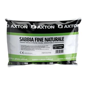 AXTON Sabbia  fine naturale di fiume 0 -1 mm 20 kg