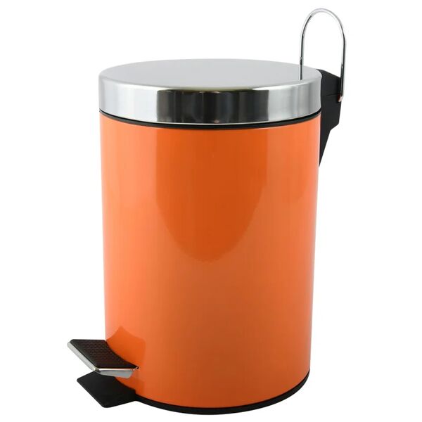 msv garbage cube  3l acciaio inox in colore arancione ø17 x 25 cm