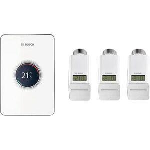 Bosch Kit termostato  Easy wi-fi con 3 testine bianco