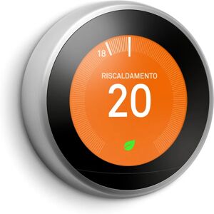 Nest Regolatore di temperatura  GOOGLE  THERMOSTAT + ADAPTER grigio / argento