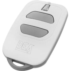 Dea Telecomando Rolling code  DE/GT2M in abs bianco e grigio 433.92 MHZ 2 canali