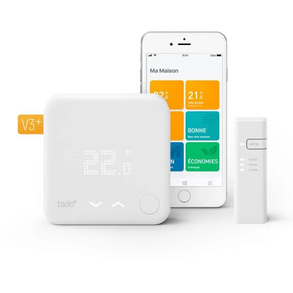 tado ° - termostato intelligente cablato - starter kit v3 +