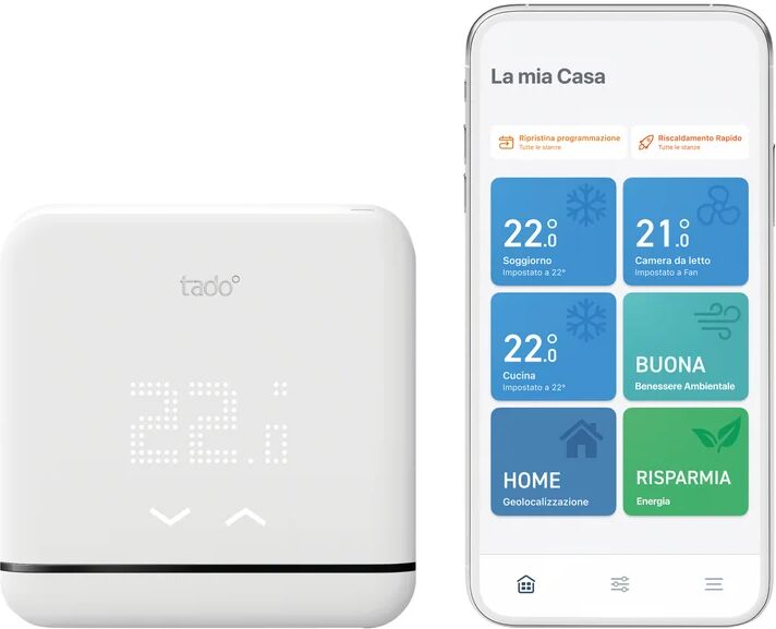 tado termostato intelligente e connesso  int 151 bianco