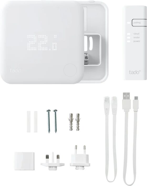 tado termostato intelligente e connesso  v3p-sk-st01ib01-tc bianco