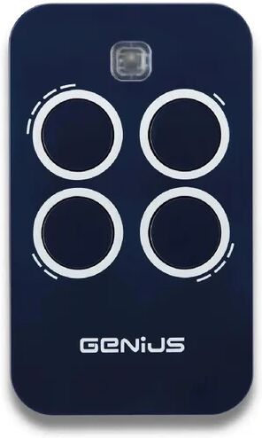 Genius Telecomando Rolling code  GE/6100334 in abs nero 433.92 MHZ 4 canali