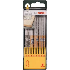 Bosch Set lame per seghetto alternativo  in hcs 8 pezzi