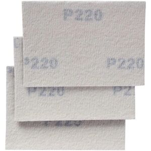 DEXTER Carta abrasiva  70x100 mm, grana 220, 5 pezzi